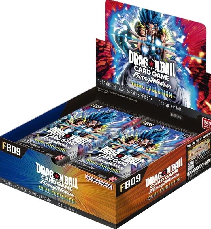 [テープ付き]ドラゴンボールFB09 DUAL EVOLUTION BOX Dragon Ball Super CG: Booster Box - Fusion World 09 Dual Evolution